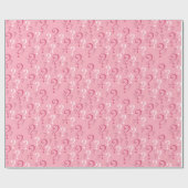 Roze raadsel me dit mysterieuze vraagteken cadeaupapier (Vlak)