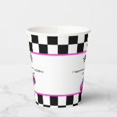 Roze raaigar | Kinderen van Birthday Papieren Bekers (Links)