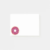 Roze raasbessen donut post-it® notes (Voorkant)