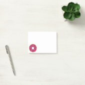 Roze raasbessen donut post-it® notes (Kantoor)