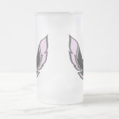 Roze Racing Bird Matglas Bierpul (Center)