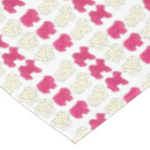 Roze rackers Koekjes Circus Birthday Party Tafelkleed (Gekanteld)