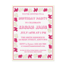 Roze rackers Koekjes Circus Birthday Party