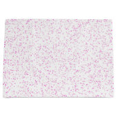 Roze Rain Gift Bag Groot Cadeauzakje (Voorkant)