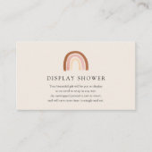 Roze Rainbow Display Douche kaart (Voorkant)