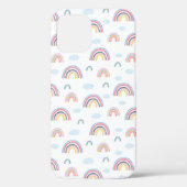 Roze Rainbows Clouds Boho Design Case-Mate iPhone Case (Achterkant)