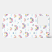 Roze Rainbows Clouds Boho Design Case-Mate iPhone Case (Achterkant (horizontaal))