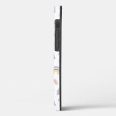 Roze Rainbows Clouds Boho Design Case-Mate iPhone Case (Achterkant / Links)