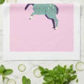 Roze Ram, sterrenbeeld, sterrenbeeld afdruk Theedoek (Gevouwen)