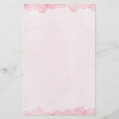  roze rand briefpapier (Voorkant)