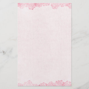 roze rand briefpapier