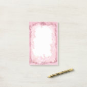 roze rand post-it® notes (Op bureau)