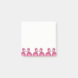 Roze rand van de Flamingos - Post-it® notes