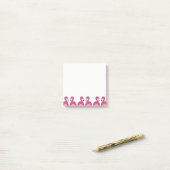 Roze rand van de Flamingos - Post-it® notes (Op bureau)