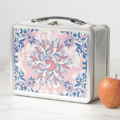 Roze Rangoli Floral Art, helder leven (In situ)