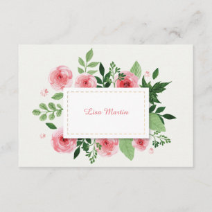 Roze Ranunculus Flowers Hartelijk dank Bedankkaart