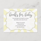 Roze Ray van Sunshine Baby shower Book Request Car Informatiekaartje (Voorkant)