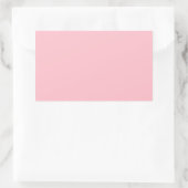 Roze Rechthoekige Sticker (Tas)