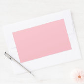 Roze Rechthoekige Sticker (Envelop)