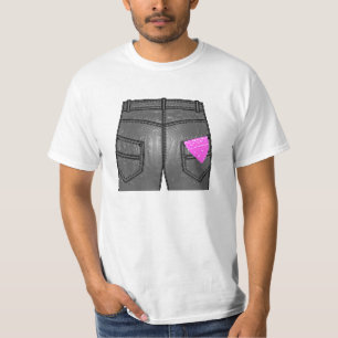 Roze Rechts Hanky Shirt