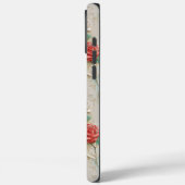 Roze Red Cream Rozen Bloemen Case-Mate iPhone Case (Achterkant / Links)