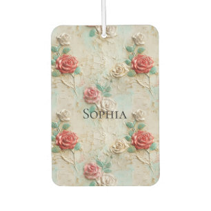 Roze Red Cream Rozen Bloemen Luchtverfrisser