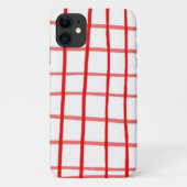 Roze Red Gingham Case-Mate iPhone Case (Achterkant)