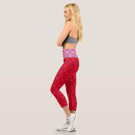 Roze Red Navy Gavels advocate High Waisted Capris