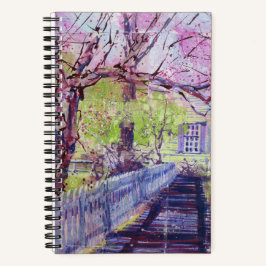 Roze Redbud Bloesem Bij Williamsburg Virginia Notitieboek