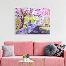 Roze Redbud Boom Bloeit In Williamsburg Virginia