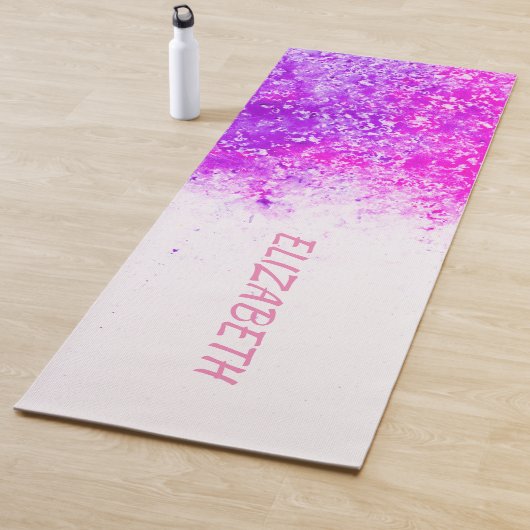 Roze reeksen yogamat (In situ)
