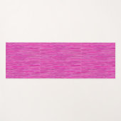 Roze Regen Verticaal gestreept Yogamat (Voorkant (horizontaal))