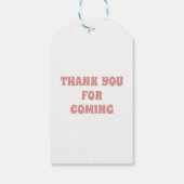 ROZE REGENBOOG AAN TE PASSEN OF PERSONALISEREN TEK CADEAULABEL (Achterkant)