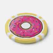 Roze regenboog Donut Poker Chips (Enkel)