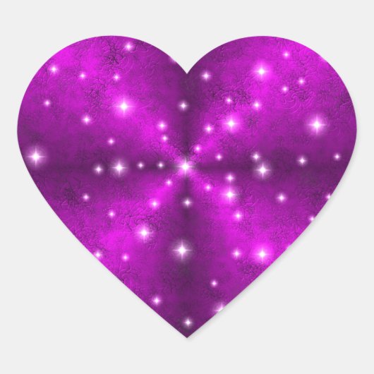 Roze regenboog in olifantenhuidletheroptica hart sticker (Voorkant)