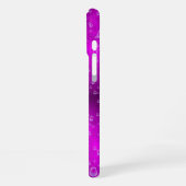 Roze Regenboog met Regendruppels iPhone Hoesje (Linkerkant)