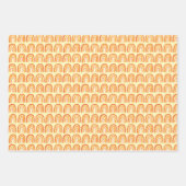 Roze regenboog Modern Boho Cute Pattern Unieke Gif Inpakpapier Vel (Voorkant 3)