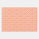 Roze regenboog Modern Boho Cute Pattern Unieke Gif Inpakpapier Vel (Voorkant 2)