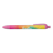 Roze Regenboog Pen met Naam (Bovenkant)