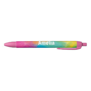 Roze Regenboog Pen met Naam