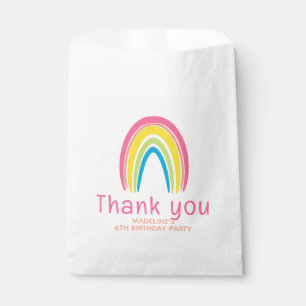 Roze Regenboog Verjaardag Bedankt Favoriet Voor Me Bedankzakje