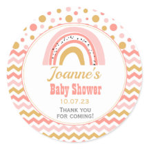 Roze regenboogBaby shower