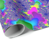 Roze regenboogbarst cadeaupapier (Rol Hoek)