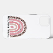 Roze regenboogborst Case-Mate iPhone case (Achterkant (horizontaal))