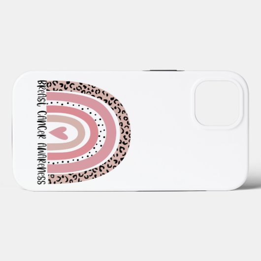 Roze regenboogborst Case-Mate iPhone case (Achterkant (horizontaal))