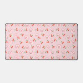 Roze regenboogCherry Pattern Bureaumat (Voorkant)