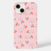 Roze regenboogCherry Pattern Case-Mate iPhone Case (Achterkant)