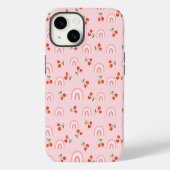 Roze regenboogCherry Pattern Case-Mate iPhone Case (Achterkant)