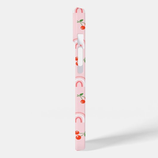 Roze regenboogCherry Pattern Case-Mate iPhone Case (Achterkant / Links)