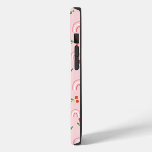 Roze regenboogCherry Pattern Case-Mate iPhone Case (Achterkant / Links)